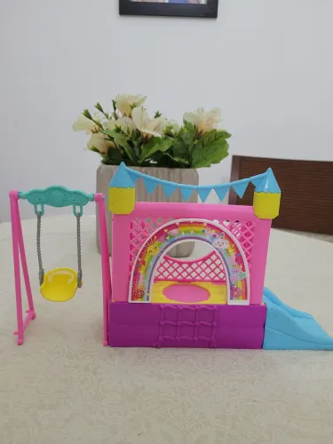 Parque Infantil com Balanço e Escorrega