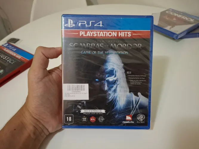 Sombras de Mordor GOTY Edition - Jogo PS4 Mídia Física Lacrado