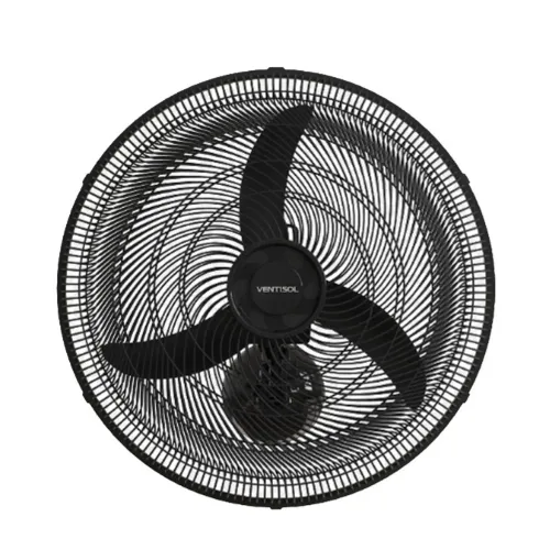 Ventilador de Parede Ventisol 50CM 127 Volts 130 Watts 3 Pás Preto