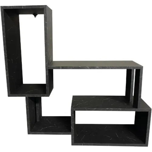 Nichos Industrial Duplo MDF  Preto