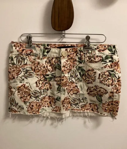 Saia Jeans Floral