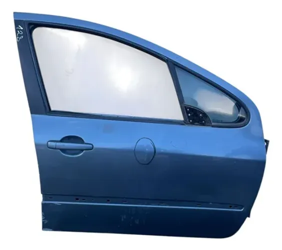 Porta Peugeot 307 2006/2007 Dianteira Direita Azul