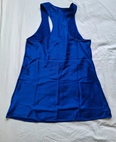 Blusa de Cetim Azul