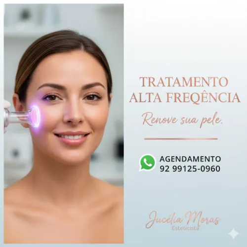 Trabalho com estética,com alto frequência,ventosa,faço pacote 