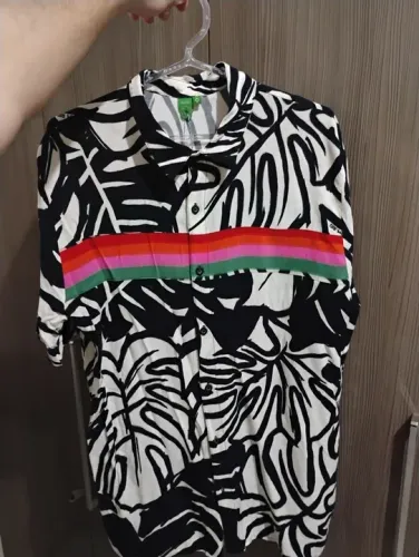 Camisa Manga Curta Farm