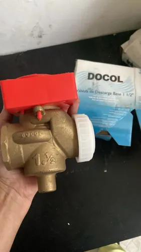 Válvula de Descarga Docol Base 1.½? - Nova, nunca usada