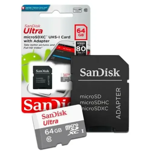 Cartão de memoria 64gb sandisk