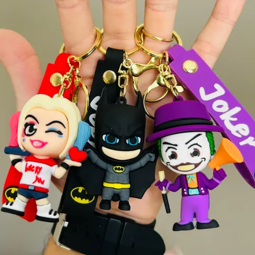 Chaveiros DC Batman, Arlequina, Coringa