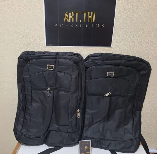 2 kit mochilas para viajar e trabalhar e notebook