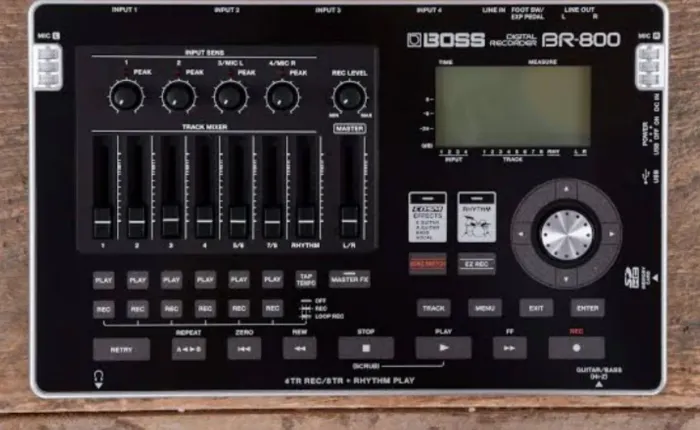 Gravador Digital Boss BR-800 - Placa De Áudio 