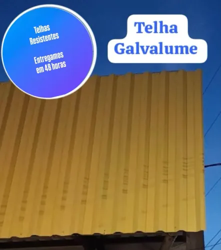 Telha Galvalume Pintada