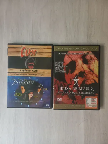 DVDs duplos e originais.