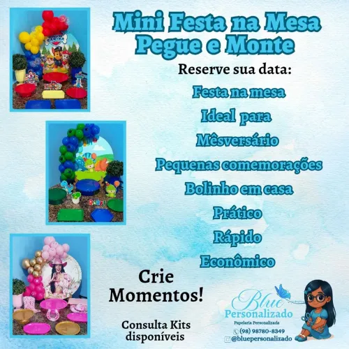 Mini Festa Pegue e Monte - Decore sua festa!