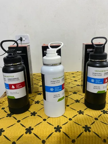 Garrafa térmica de 1 litro garrafa para academia garrafa inox