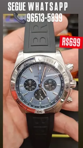 Relógio BREITLING CHRONOMETER CERTIFIE MOSTRADOR AZUL