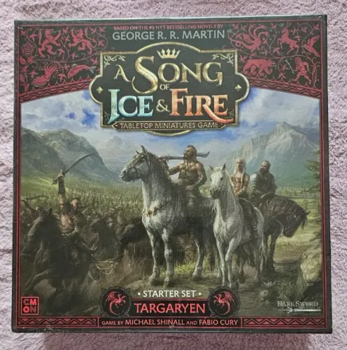 A Song of Ice & Fire: Targaryen Starter Set Novo Jogo de Tabuleiro Importado inglês ASOIAF