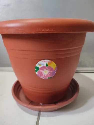 Vaso de planta de plástico 12cm - Sanremo