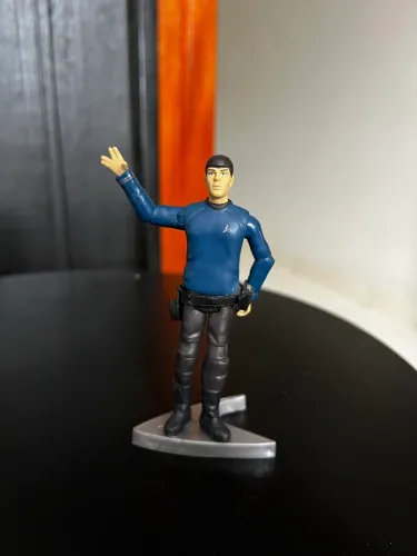 Estatueta Spock Warp coleção Playmates toys de 2009