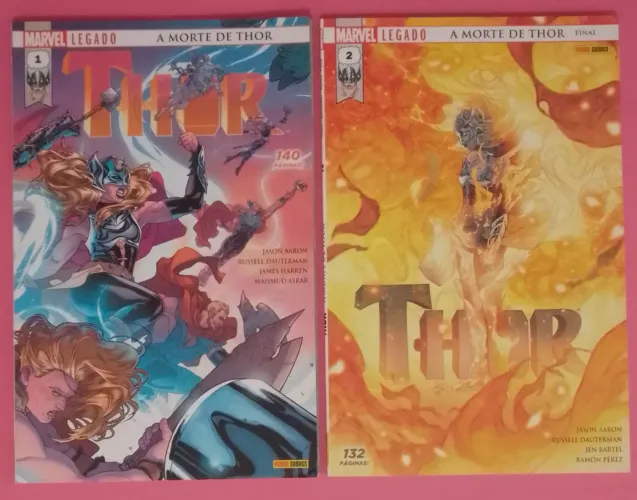 HQ Thor: A Morte de Thor - Edições 1 e 2