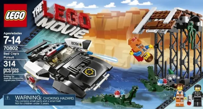 LEGO The Movie 70802 - Bad Cop's Pursuit (com caixa e manual)