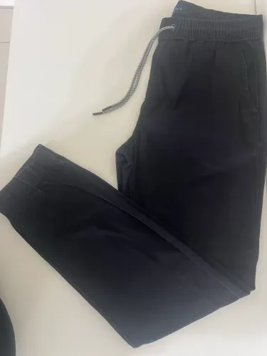 Calça masculina preta Bluesteel