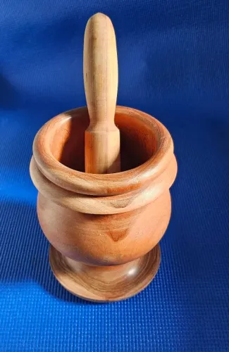 Pilão de Madeira Artesanal