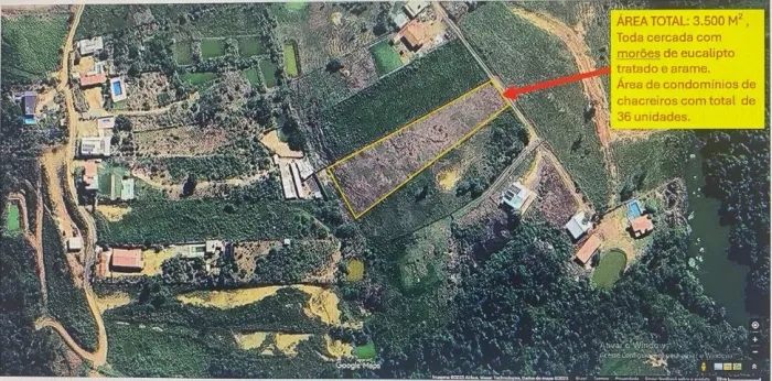chácara nº32 com 3.500 m² - Anexo a Fazenda Roncetti - Queimados - Serra - ES