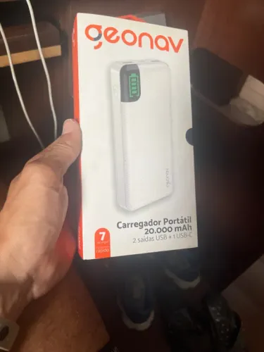 Carregador Portátil Geonav 20.000 mAh