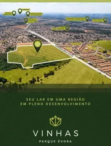 Lote 250 mts- Condomínio Fechado Vinhas Parque Évora- Ao lado Pq. Ateneu