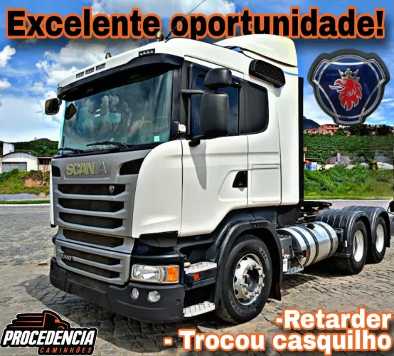 Scania R 440 6x2 17/18 toooop e com Retarder