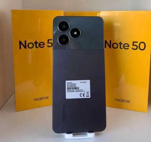 Smartphone Realme - Preto - Note 50 - 64Gb-3Ram - Parcelamos