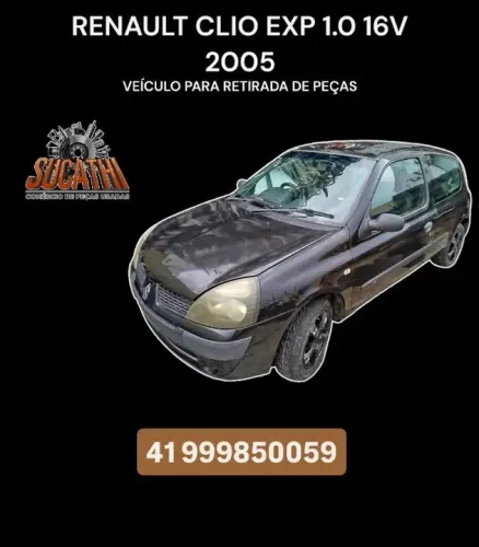 Sucata Venda De Peças Renault Clio 1.0 16v 2005 Gasolina Exp