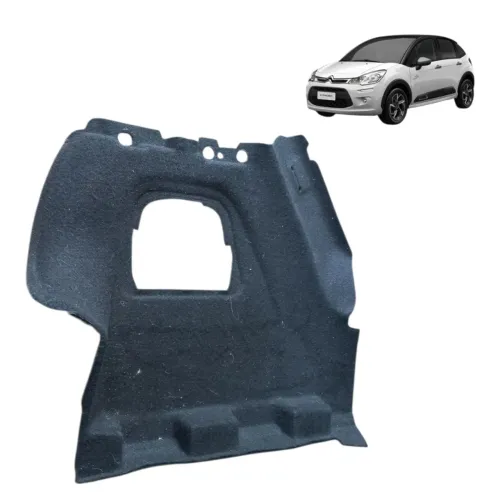Forro Carpete Porta Malas Lado Esquerdo Citroen C3 2013 2017