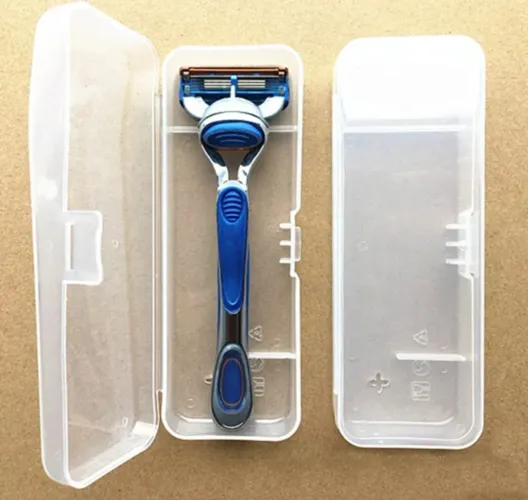 Estojo De Barbear Masculino Viagem Razor Blades, Caixa De Ar