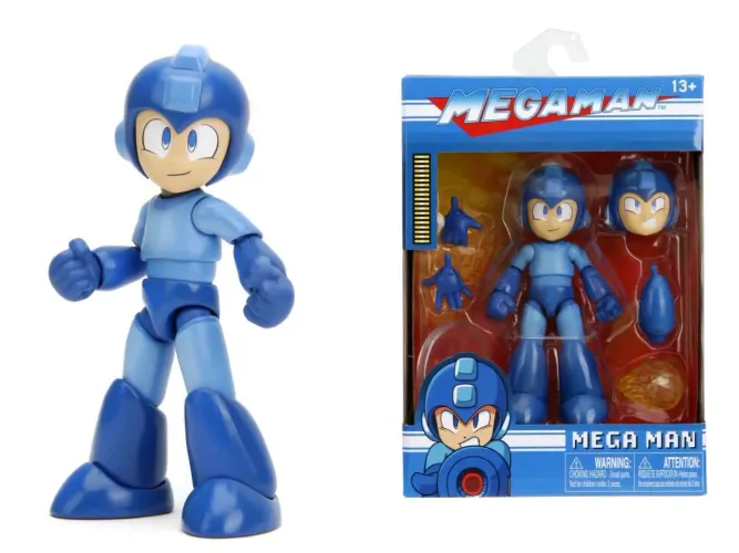 Action Figure Boneco Mega Man Jada Toys Articulado 11 Cm Novo Lacrado Megaman