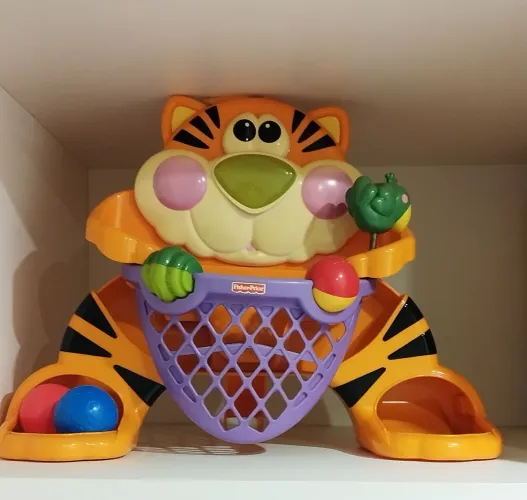 Tigre Cesta de Basquete Fisher Price