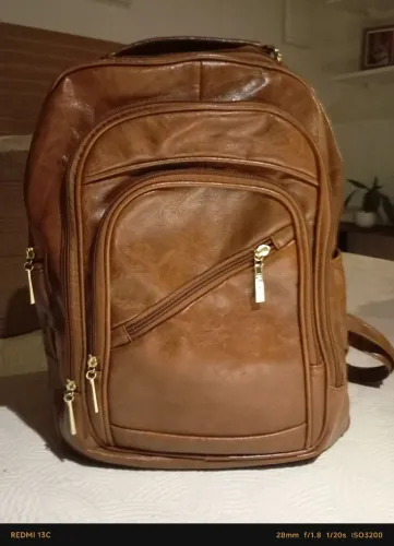 Mochila couro ecológico 