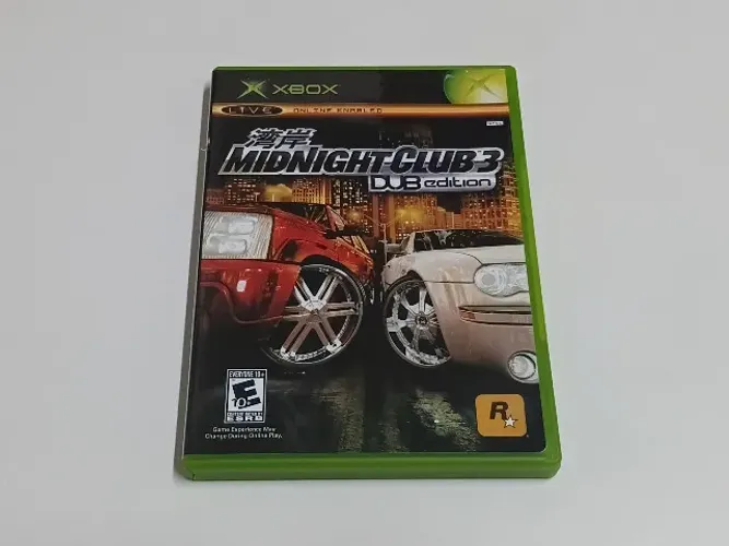 Midnight Club 3 Dub Remix Original Americano - Xbox Clássico