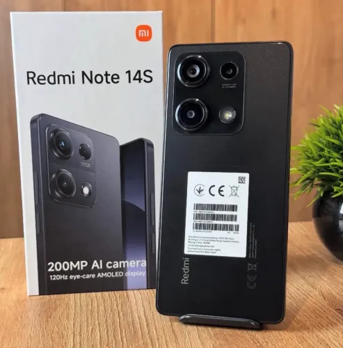 Redmi Note 14S 256Gb Câmera 200Mgpx 1399,00