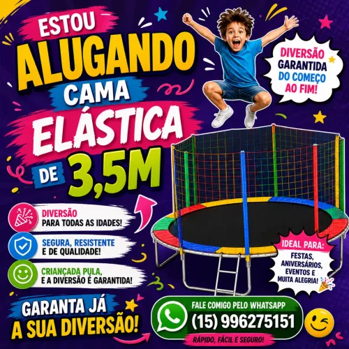 Aluguel cama elástica