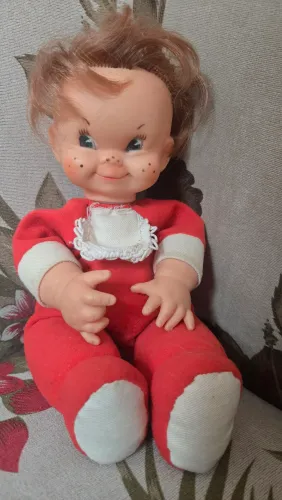 Boneca Feijão (Feijãozinho) original da Estrela, década de 1970.