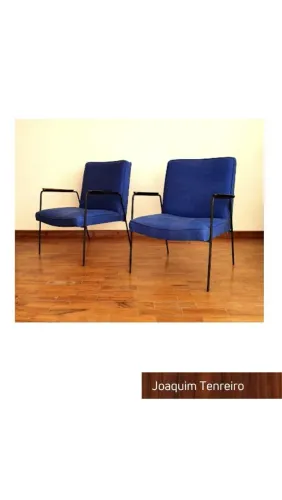Lindo par de poltronas Joaquim tenreiro