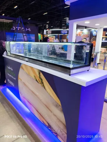 sushi case em inox sob medida 