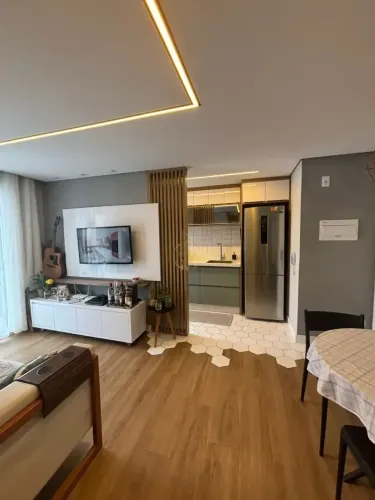 Apartamento no condomínio Vila Nova com 2 quartos com planejados e lazer completo no Jardi