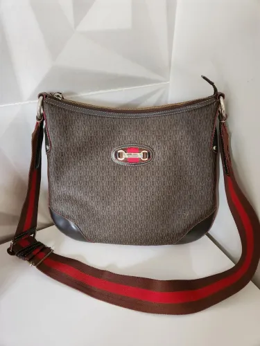 Bolsa Bolsa marca Victor Hugo Transversal monograma marrom original