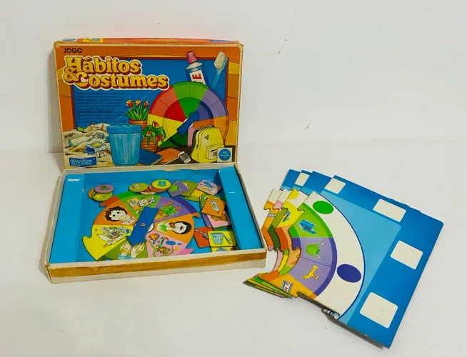 Jogo Antigo Hábitos E Costumes Toyster Raro Anos 80 90