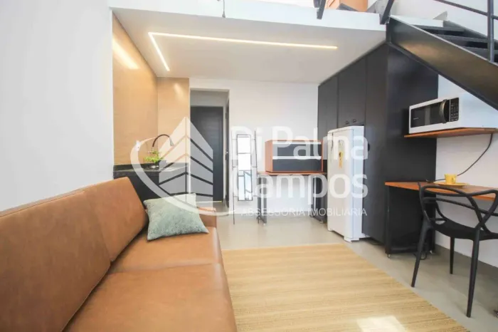 Apartamento mobiliado com 1 quarto e quintal para locação, próximo ao metrô na Vila Marian