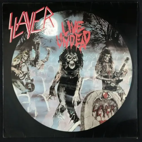 Lp Slayer - Live Undead 1984 Nacional Metal Blade 