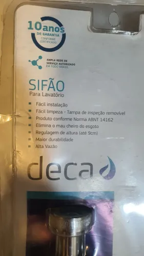 Vendo sifão deca na caixa. WhatsApp *98