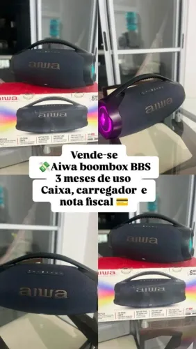 Boombox Aiwa BBS R$ 1000